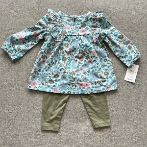 Carters Flower Matching Set